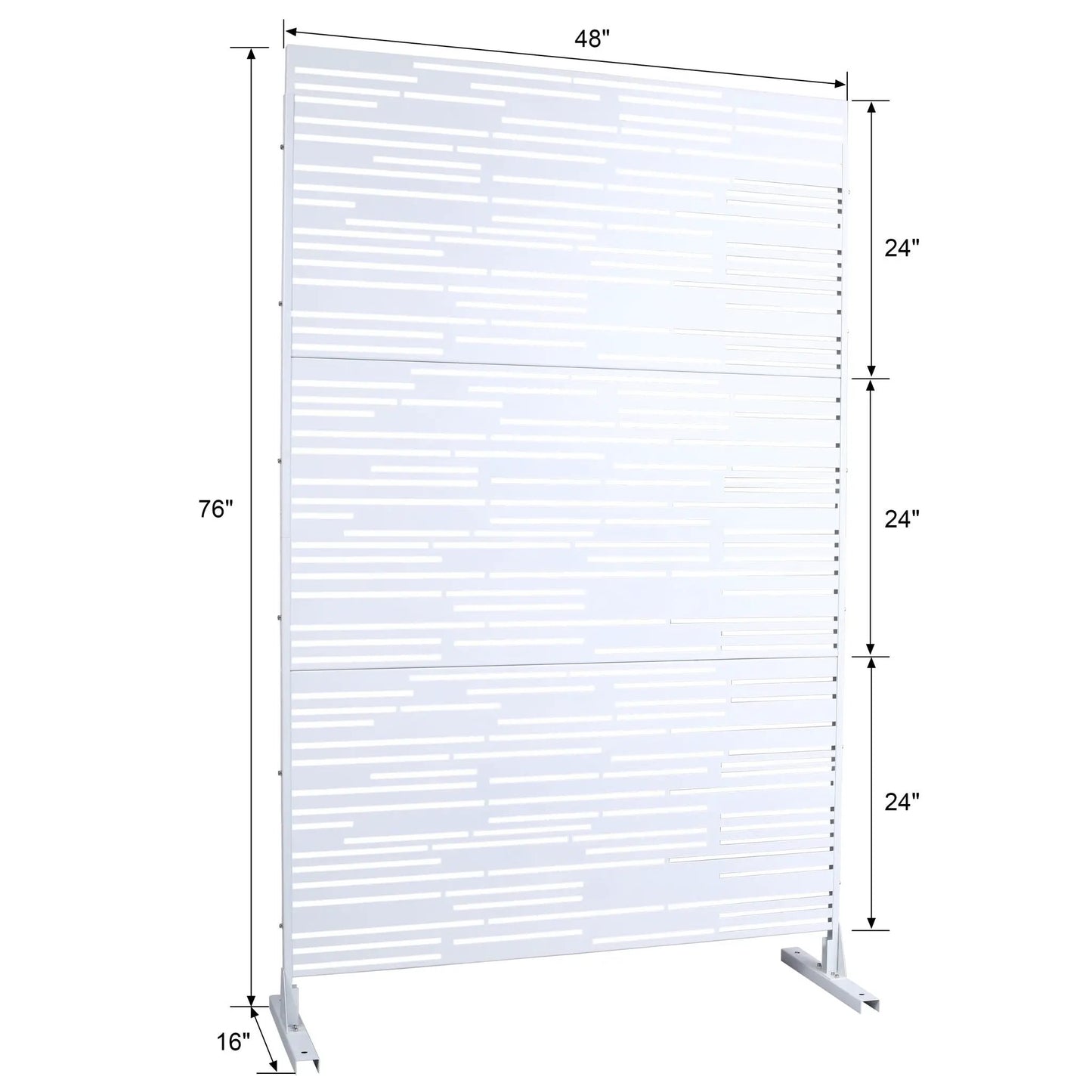 Outdoor and Indoor Freestanding Privacy Screen