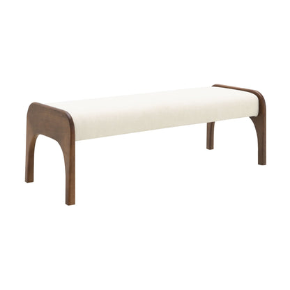 Modern Upholstered Bench for Kitchen Seating