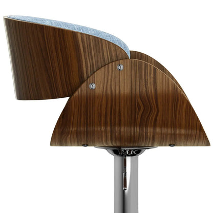 Mid Century Modern Adjustable Swivel Bar Stool