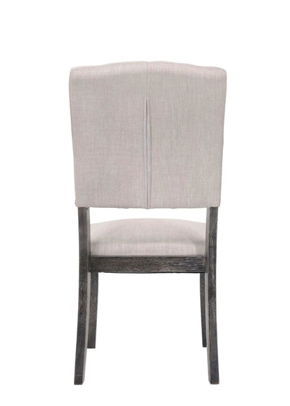Bernard Weathered Side Chair Set of Two Dining