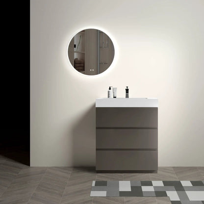 Alice Bathroom Vanity With Sink and Large Storage