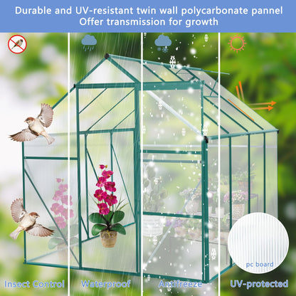 Outdoor Polycarbonate House and Raised Metal Base