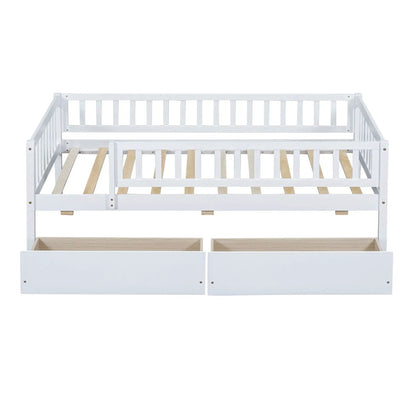 Multi Functional Wooden Daybed Frame Solid Pine