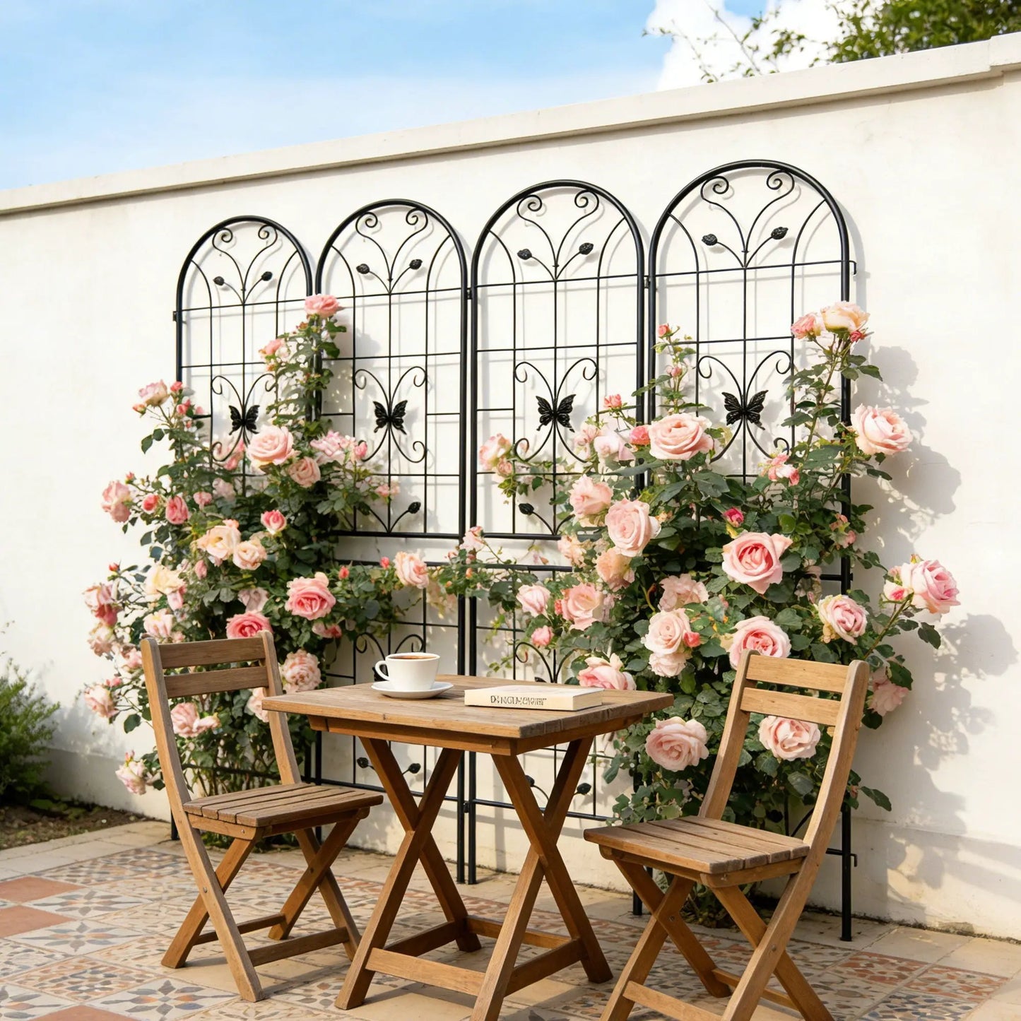 Garden Metal Trellis for Climbing Plants