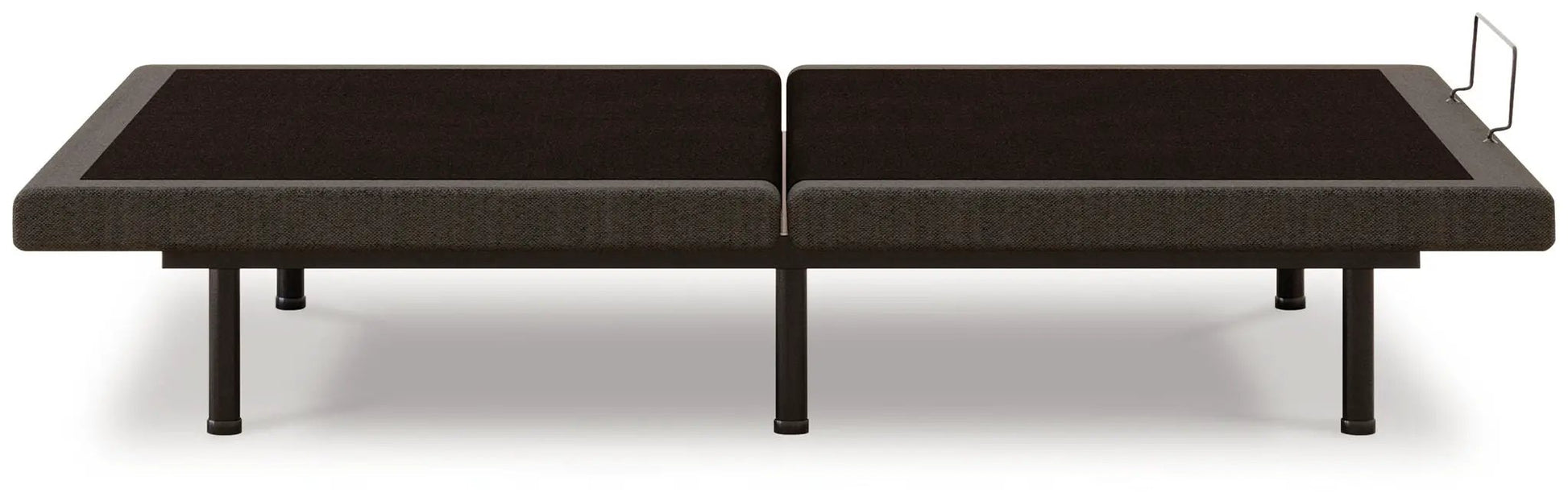 Comfort Premier Adj Base, two-piece split adjustable base in dark brown fabric on Tampa Home & Garden Store