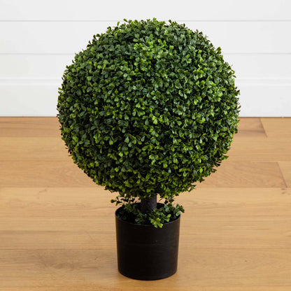 27” Artificial Boxwood Ball Topiary - Tampa Home & Garden Store