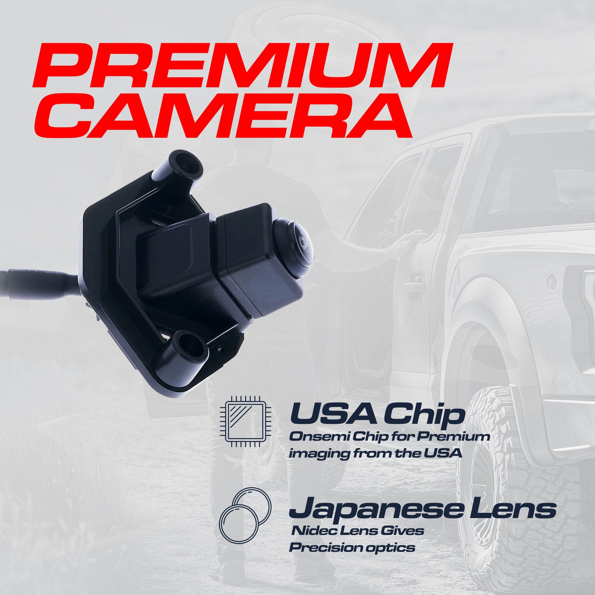 Backup camera for Nissan Rogue Sport/Qashqai 2017 by Master Tailgaters, black OEM with bracket on Tampa Home & Garden Store