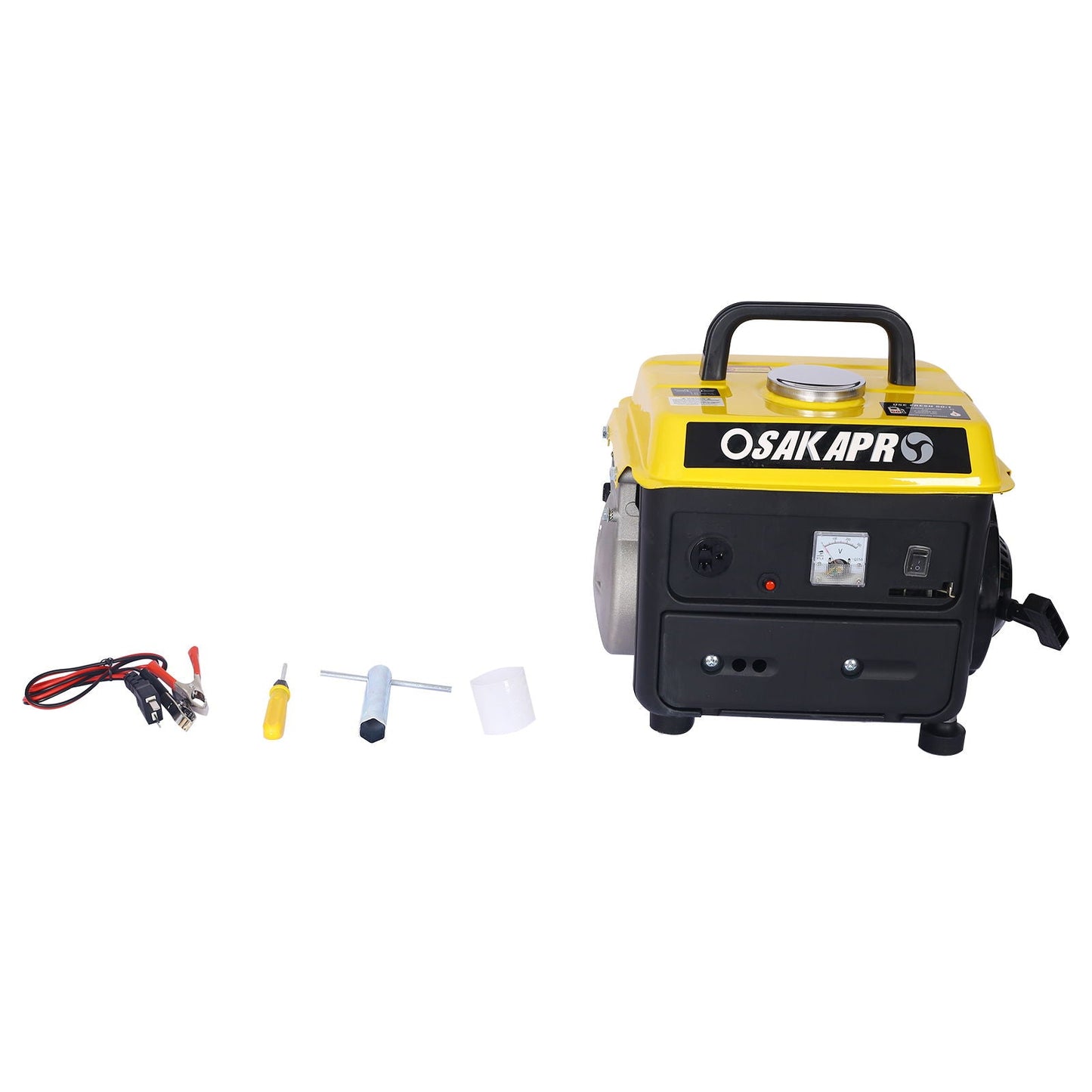 Portable Gas Generator for Quiet Home Use Yellow
