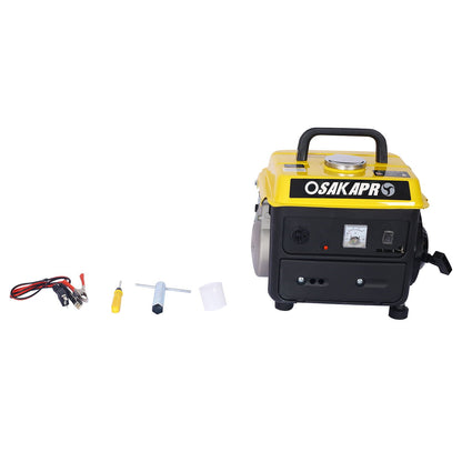 Portable Gas Generator for Quiet Home Use Yellow
