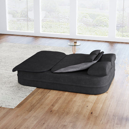 Foldable Sofa Bed with a Multi Functional Blanket
