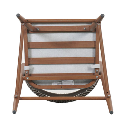 Outdoor Counter Stools with Wicker and Metal