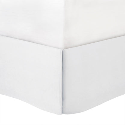 7 Piece Tufted Comforter Set White close-up of corner seam with smooth white fabric on Tampa Home & Garden Store