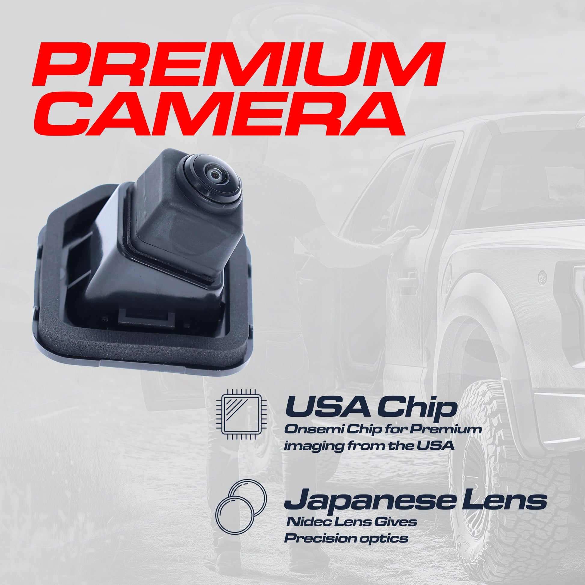 OEM replacement backup camera for Nissan Rogue with AVM, black housing on Tampa Home & Garden Store