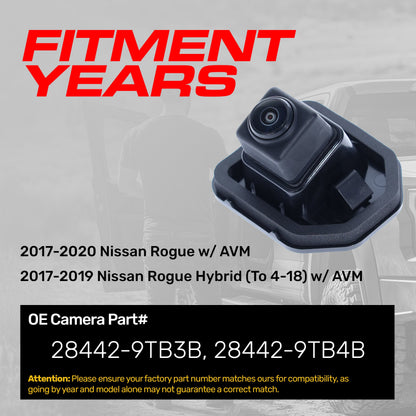 Nissan Rogue w AVM OEM backup camera module, Master Tailgaters 28442-9TB3B 28442-9TB4B on Tampa Home & Garden Store