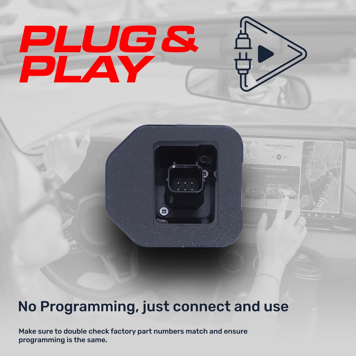 Master Tailgaters Nissan Rogue AVM OEM backup camera replacement, plug-and-play on Tampa Home & Garden Store