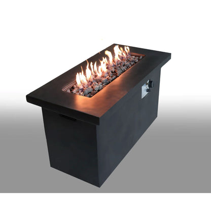 Dual Fuel Propane and Gas Outdoor Fire Pit Table