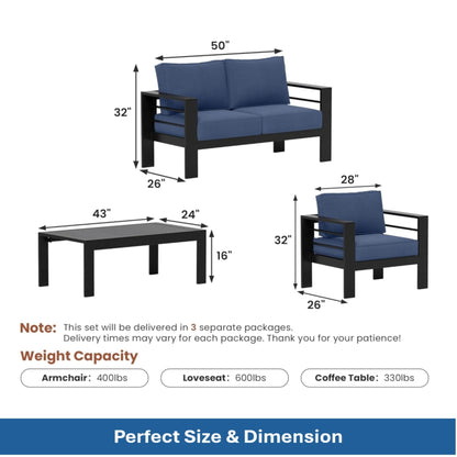 Heavy Duty Patio Set And The Thick Soft Cushions