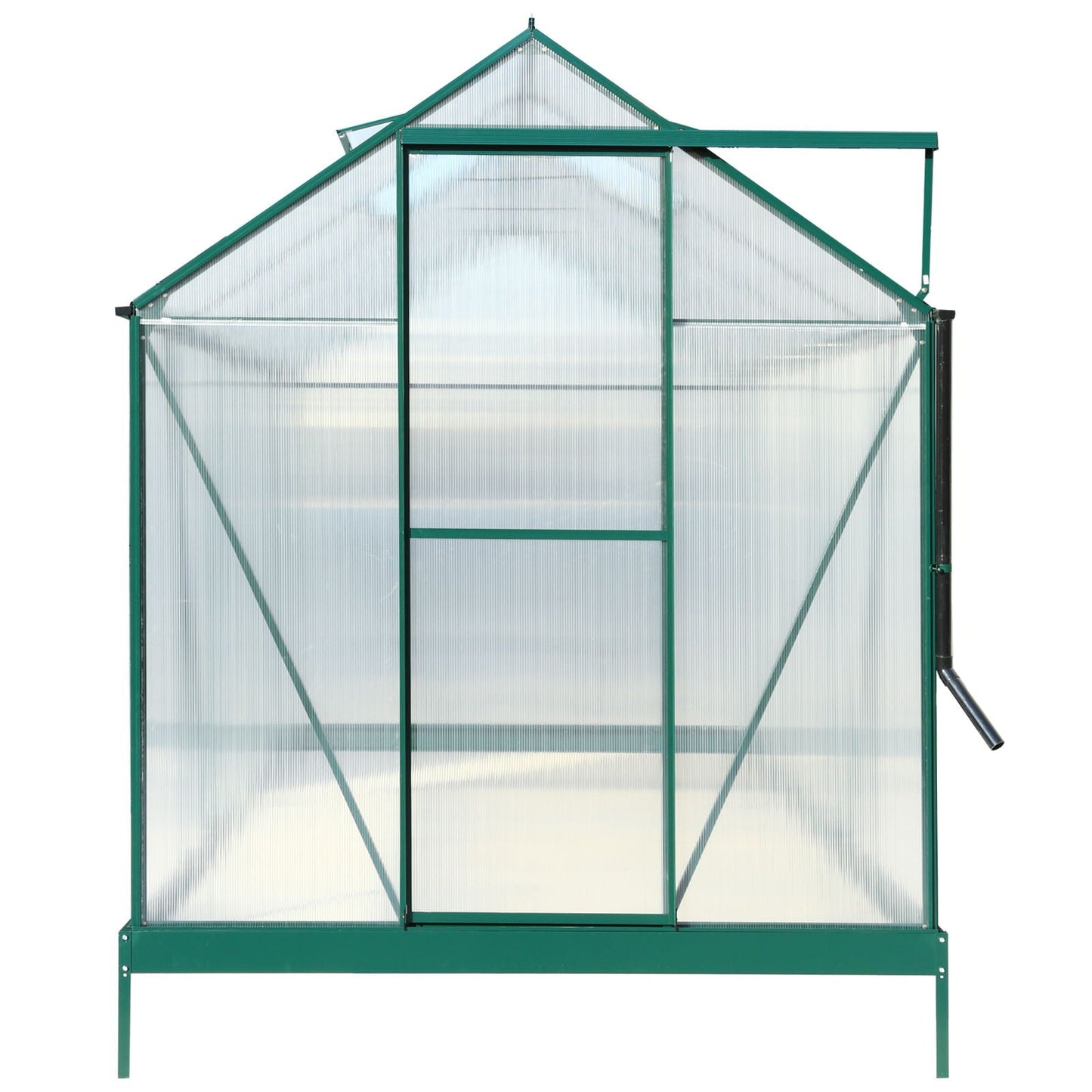 Heavy Duty Polycarbonate Greenhouse Kit and Door