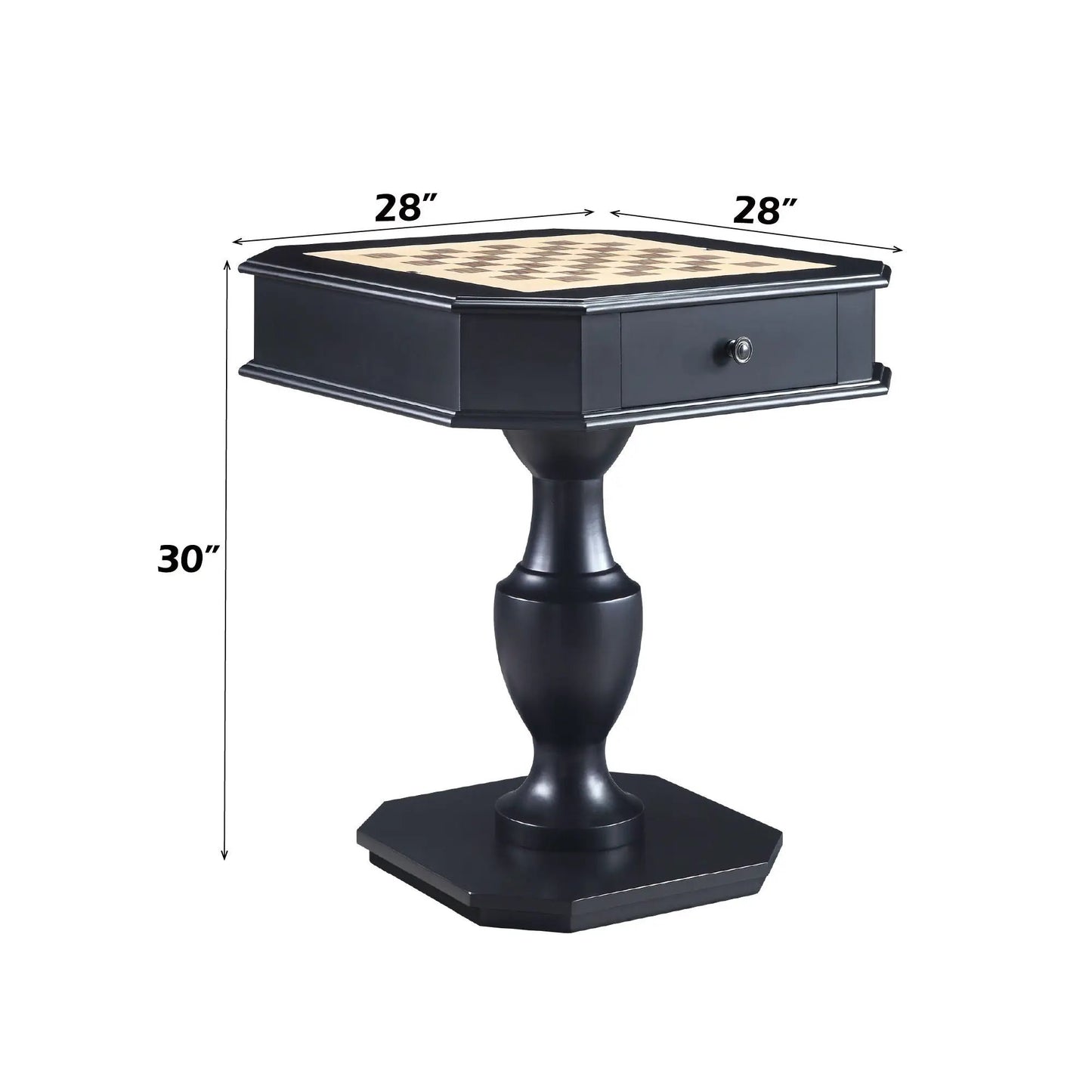 Galini Game Table with Three Classic Games