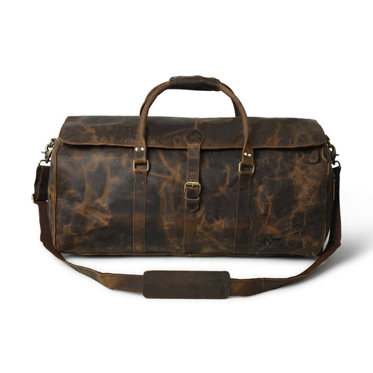 The Bolton Flap Duffel- Dark Brown - Tampa Home & Garden Store