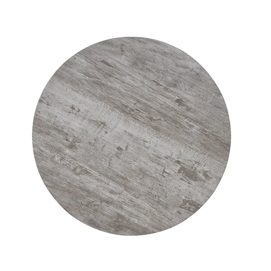 Elysian gray round end table with shelf by Unique Piece Furniture on Tampa Home & Garden Store