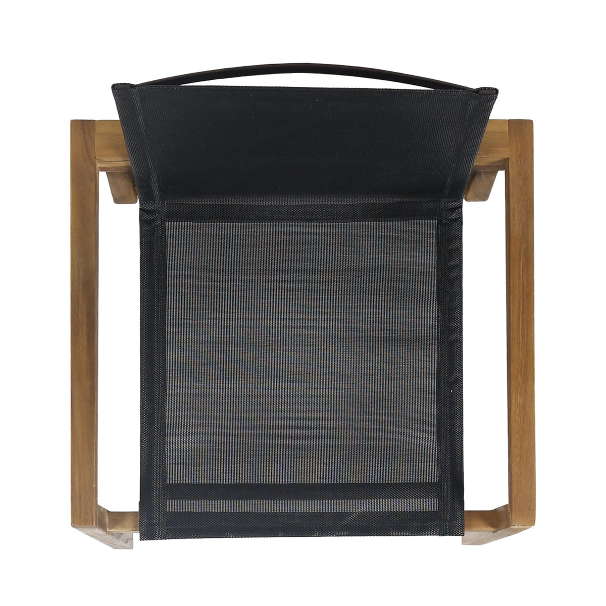 Belfast Dining Chair Set with Mesh Seating, acacia wood frame, outdoor (Set of 2) HouseOfZazla on Tampa Home & Garden Store