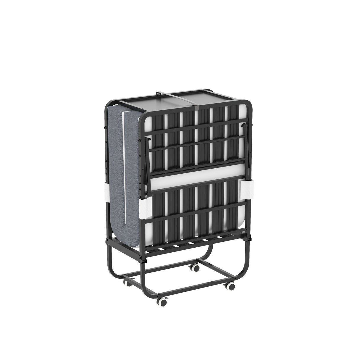 Adjustable Head and Memory Foam Folding Guest Bed