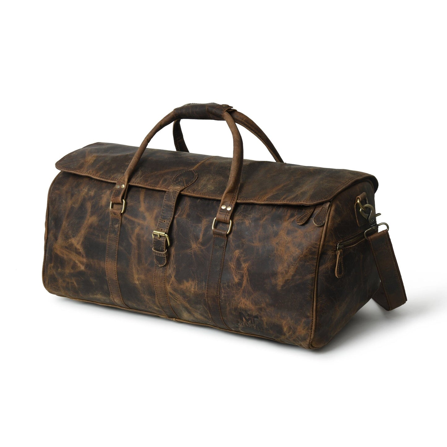 The Bolton Flap Duffel- Dark Brown - Tampa Home & Garden Store