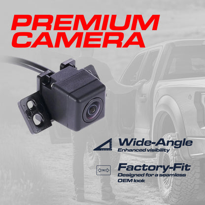 Master Tailgaters Nissan Titan OEM backup camera Part #28442-9FM1A with wide-angle lens on Tampa Home & Garden Store