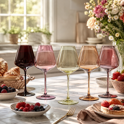 Stagioni September Stemmed Wine Set of Five