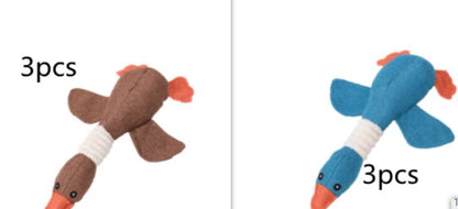 Dayan plush dog toy set 3pcs brown and blue Sell My Stuff on Tampa Home & Garden Store