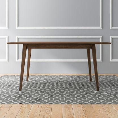 Mary modern rectangular dining table in dark wood by HouseOfZazla on Tampa Home & Garden Store