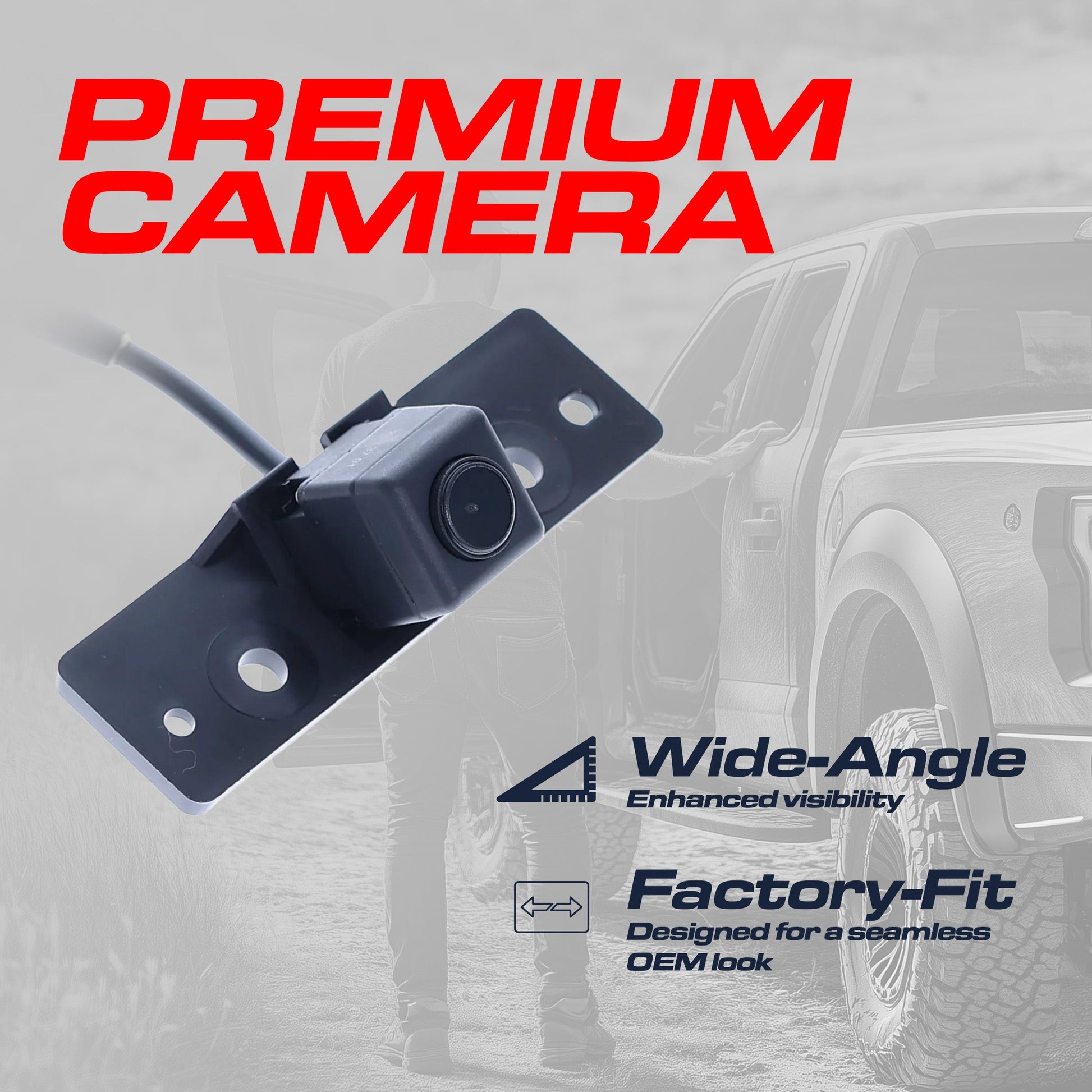 Nissan Titan XD OEM backup camera module, Master Tailgaters, black housing on Tampa Home & Garden Store