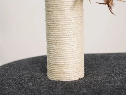 Petpals Ace Handwoven Cat Tree – Boho Chic Style with Natural Paper Rope & Sisal, Multi-Level Design, Eco-Friendly