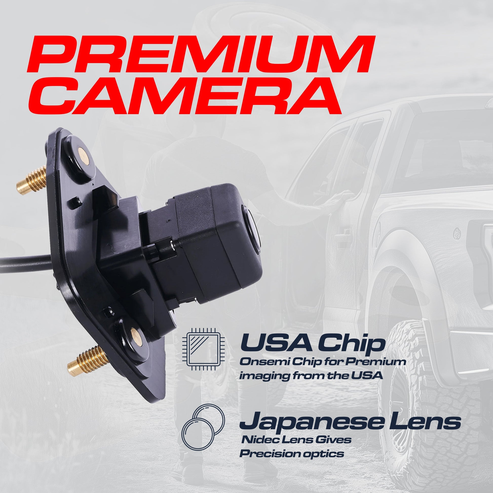 OEM replacement backup camera for Nissan Versa Note 2014-2018, Master Tailgaters, black housing on Tampa Home & Garden Store