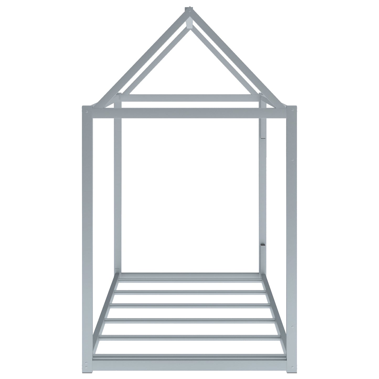 Metal House Shape Platform Bed twin