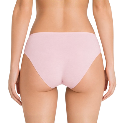 Everyday Classic Fit Hemp Bikini Bottom in light pink by Net Positive on Tampa Home & Garden Store
