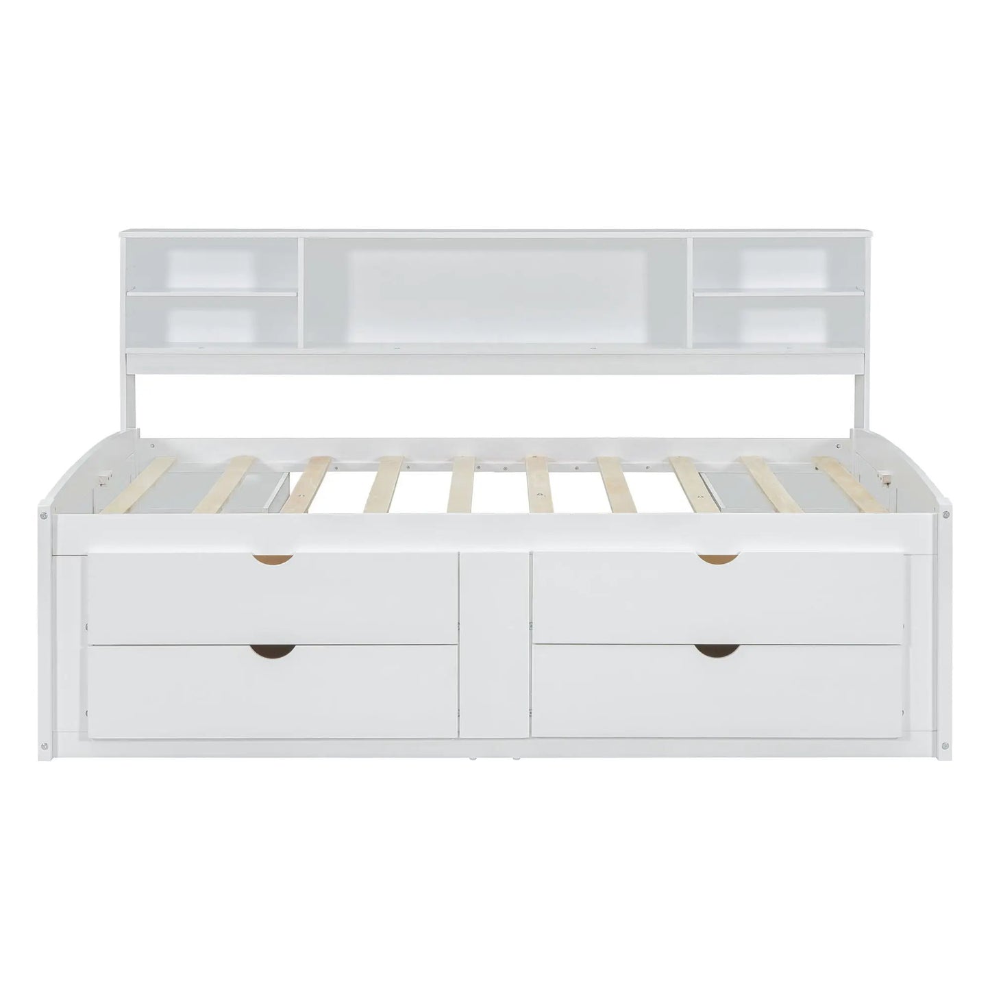 Daybed with Two Bedside Cabinets and Four Drawers