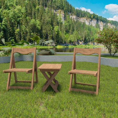 Classic Hips Outdoor Set and Folding Chairs