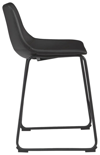 Centiar Upholstered Barstool Set of Two Dining