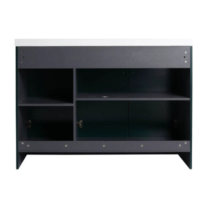 Contemporary Freestanding Vanity With Resin Sink