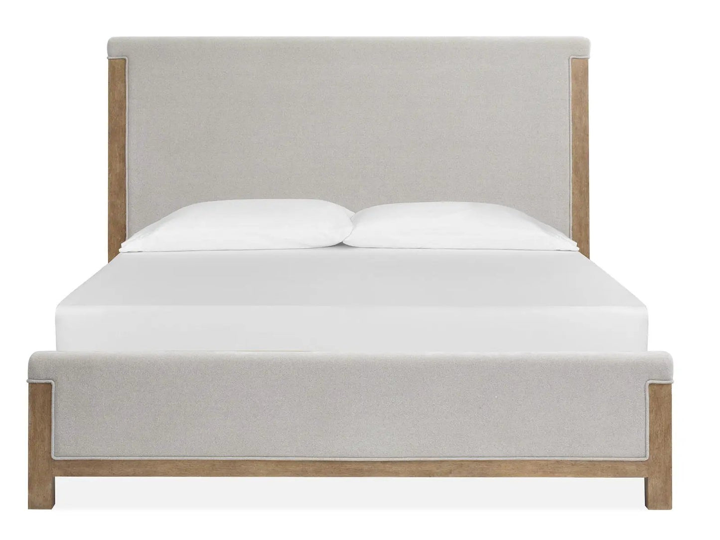 Plum Creek Upholstered Panel Bed With Fabric