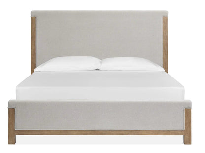 Plum Creek Upholstered Panel Bed With Fabric