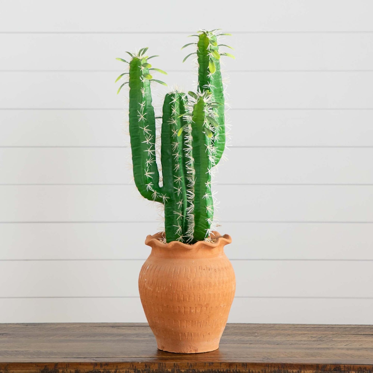 28” Artificial Cactus in Terracotta Planter - Tampa Home & Garden Store