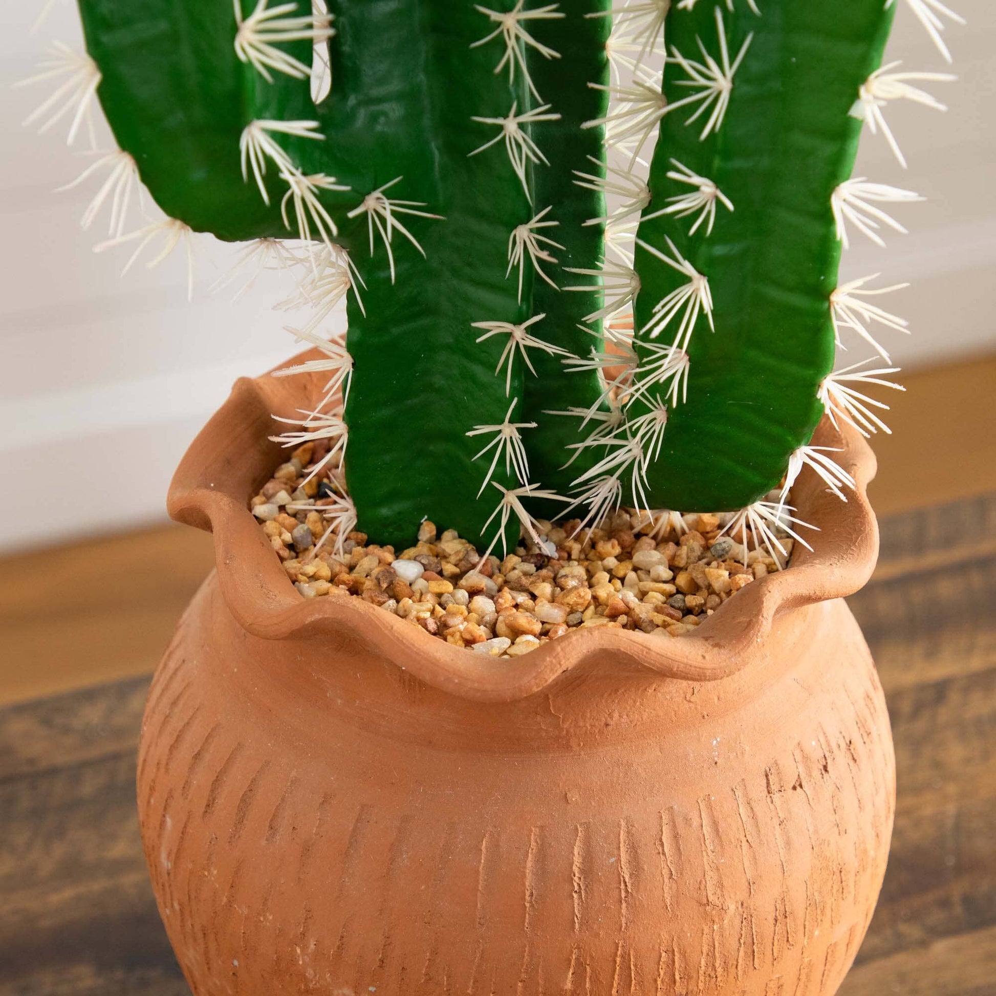 28” Artificial Cactus in Terracotta Planter - Tampa Home & Garden Store