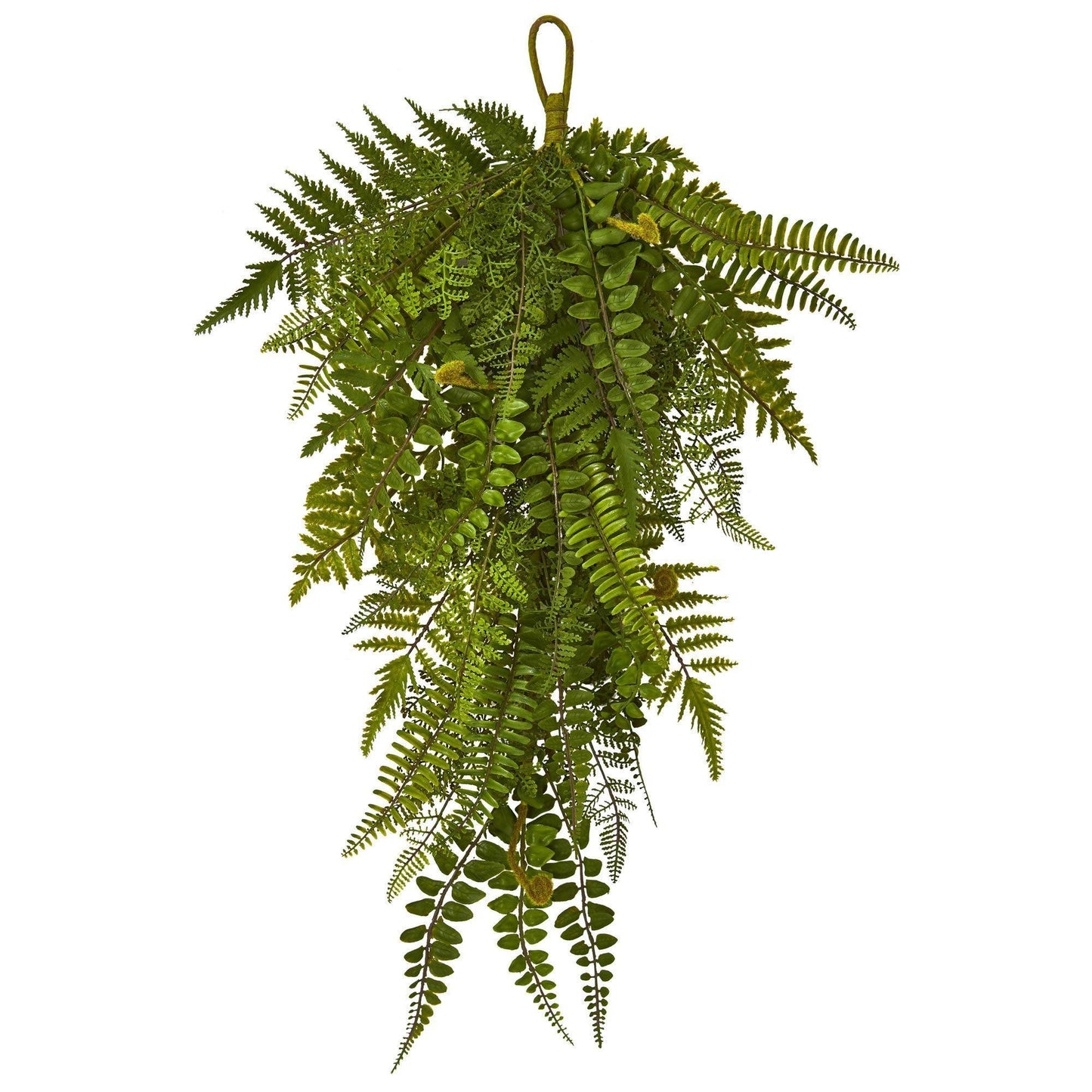 28” Fern Artificial Teardrop (Set of 2) - Tampa Home & Garden Store
