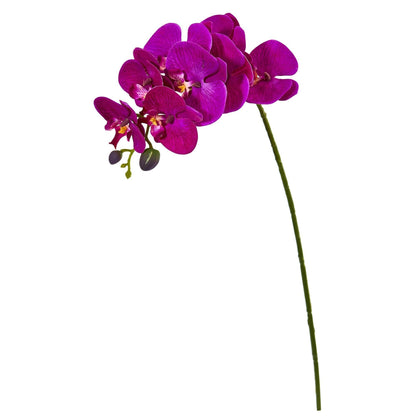 28” Orchid Phalaenopsis Artificial Flower Stem (Set of 6) - Tampa Home & Garden Store