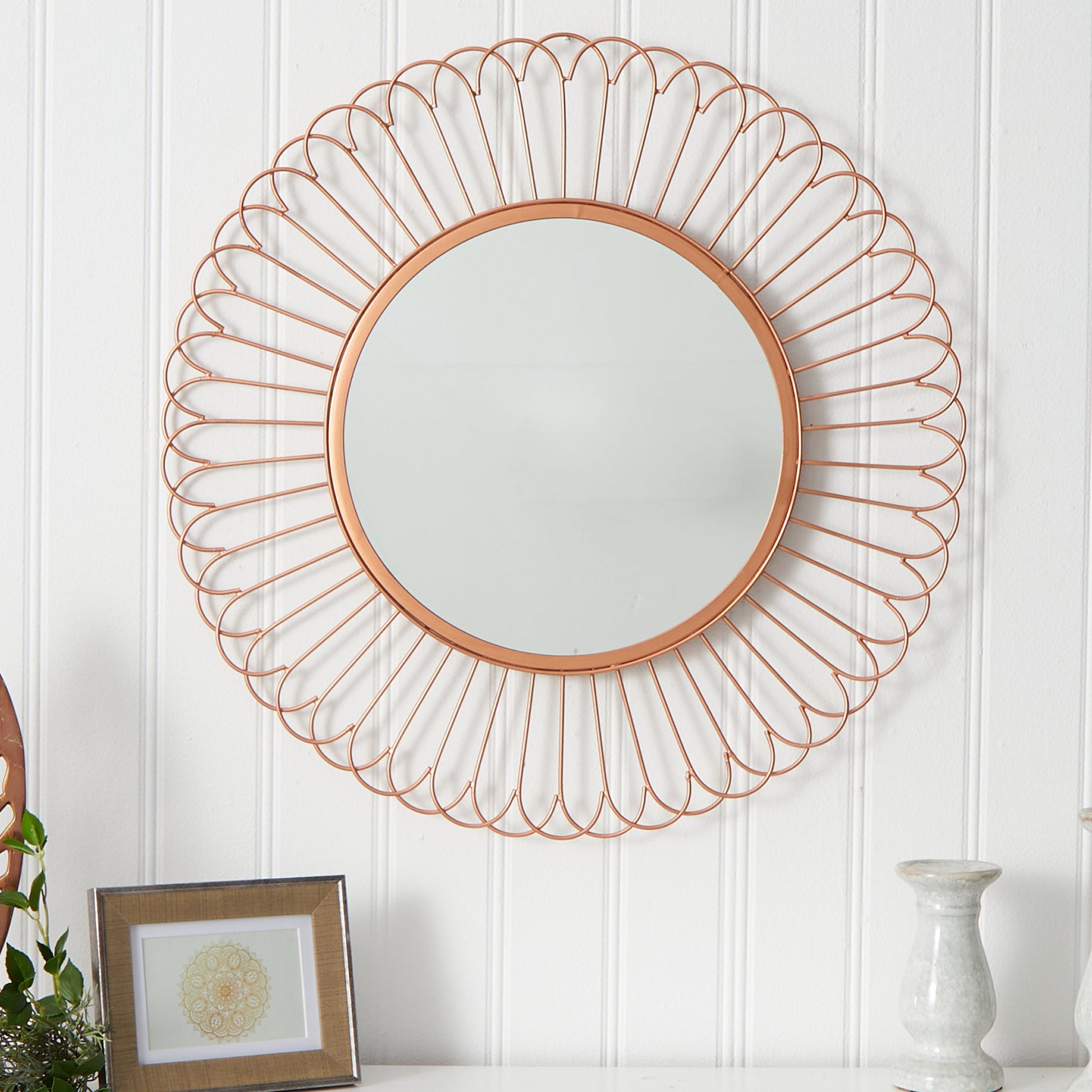 28” Starburst Mirror Wall Decor - Tampa Home & Garden Store