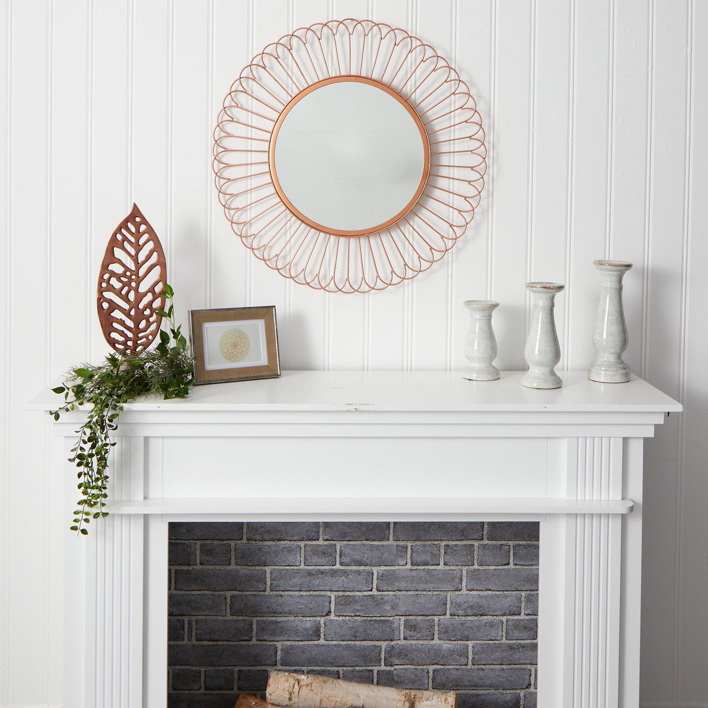 28” Starburst Mirror Wall Decor - Tampa Home & Garden Store