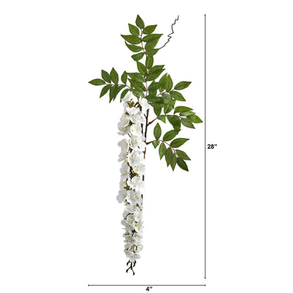 28” Wisteria Artificial Flower (Set of 8) - Tampa Home & Garden Store